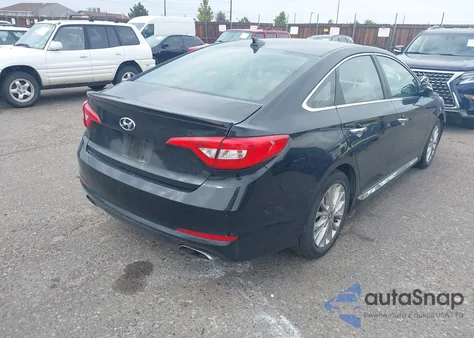 2015 Hyundai Sonata Limited z USA, uszkodzony, nr VIN 5NPE34AF6FH088247